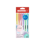 Kores K.Pen Superslide Pastel Ballpens pkt 6