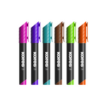 Kores Permanent Markers Wallet 6 Assorted