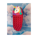 Pencil Bag Silicon Pop Unicorn 20cm