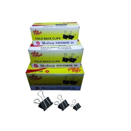 Foldback Clips Bx 12