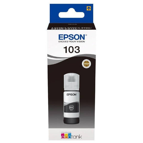 Epson #103 Black Ecotank Ink Bottle 65ml – ArrowStatOnline