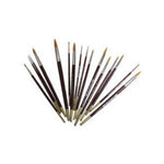 Golden Taklon Round Paintbrush
