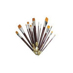 Golden Taklon Flat Paintbrush