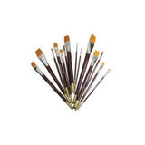 Golden Taklon Flat Paintbrush