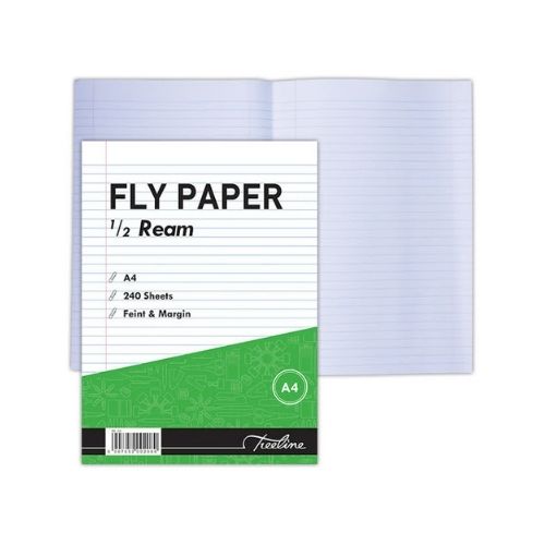 A4 Fly Ruled Paper Feint And Margin – ArrowStatOnline