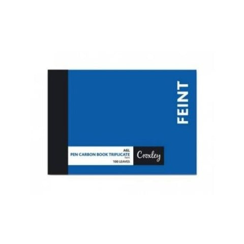 Croxley JD 16 T A6 Triplicate Book
